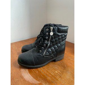 Michael Kors Black Lace up Boots size 5